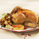 Roasted Chicken with Apple Stuffing
