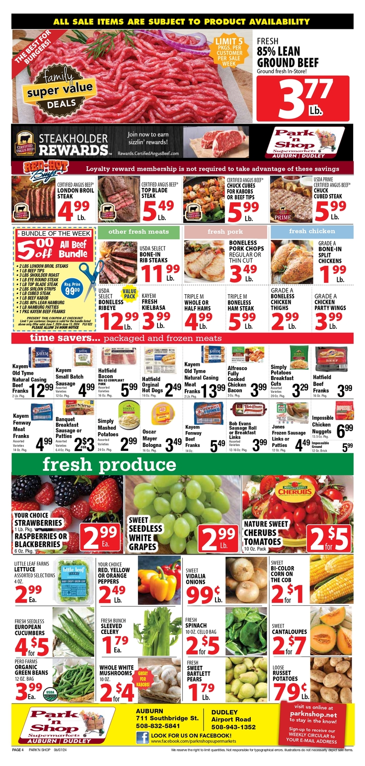 Print Weekly Specials Park N Shop Weekly Ad 6/7/2024 6/13/2024